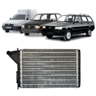 RADIADOR AQUECIMENTO FIAT FIORINO 1985 A 1998 / UNO 1985 A 2010/ 1.0/1.5/1.6 /PREMIO 1.5/1.6 1985 A 1995  - DENSO