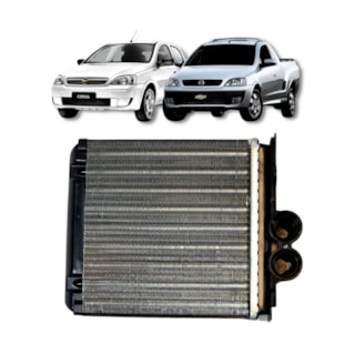 RADIADOR AQUECIMENTO GM CHEVROLET CORSA / MONTANA 2002 A 2010 1.0 VHC 1.8 FLEX COM / SEM AR - PROCOOLER