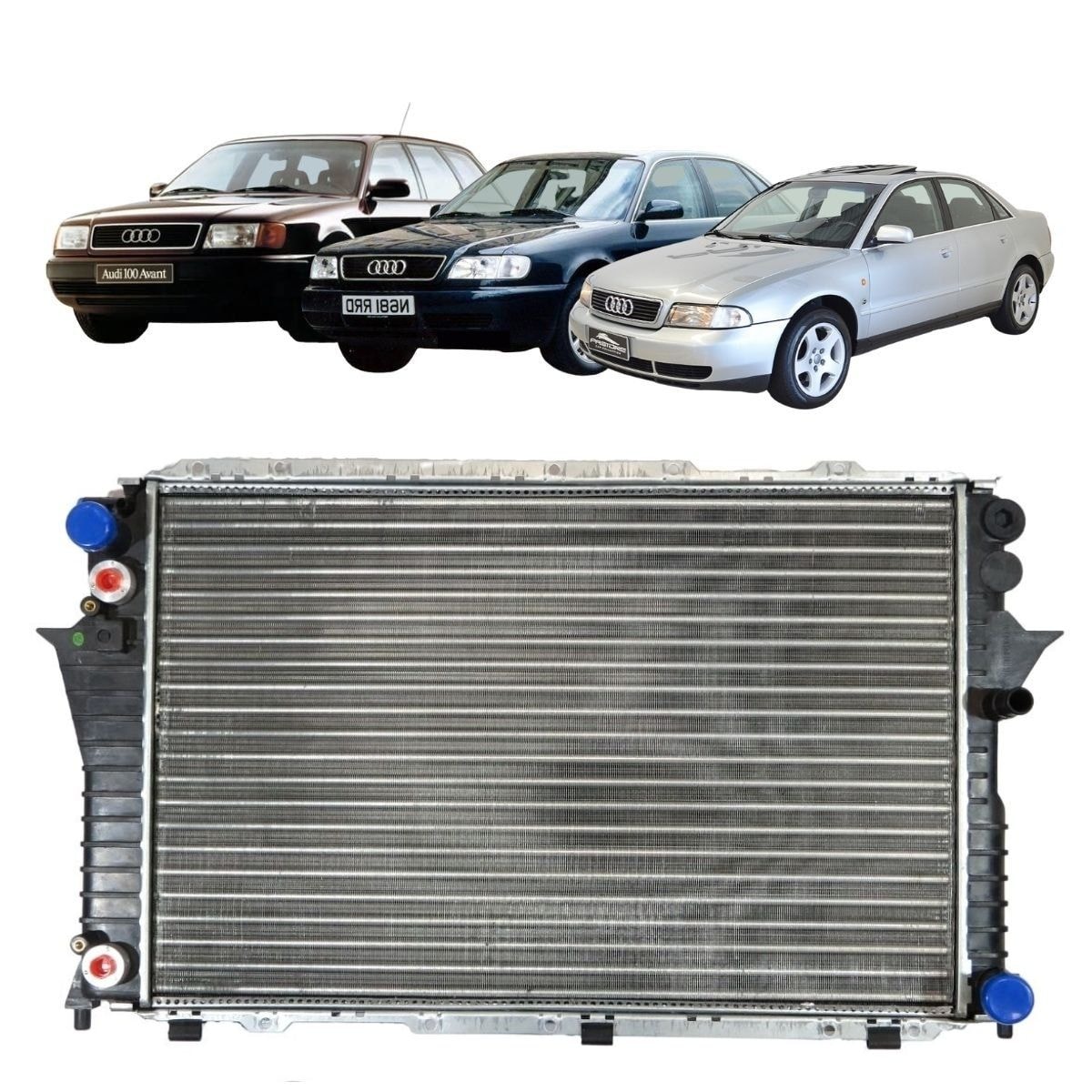 RADIADOR AUDI 100 1990 A 1994 A6 / S6 2.3 / 2.3I 2.6 / 2.8
