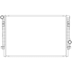 RADIADOR AUDI A3/ S3 1.8/2.0TFSI 2013 > TT 2015 > VW VOLKSWAGEN GOLF 1.8/2.0TFSI 2014 > PASSAT 1.8/2.0TSI 2015 > - PROCOOLER