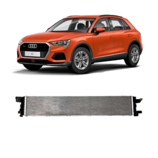RADIADOR AUDI Q3 1.4 TFSI 2012 > AUXILIAR UMA SAIDA PARA CADA LADO - PROCOOLER