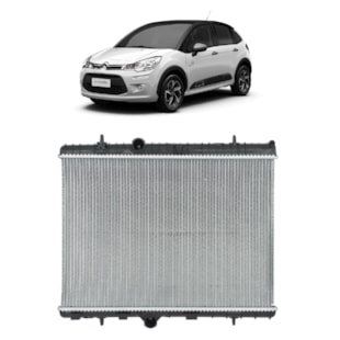 RADIADOR CITROEN AIRCROSS 2011 A 2020 / C3 2013 > 1.5/1.6 / C4 1.6 2019> / PEUGEOT 2008 2015> 208 2012> 1.6 AUTOMATICO  - VALEO