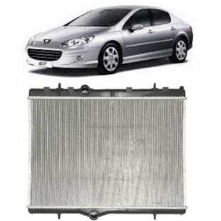 RADIADOR CITROEN C3 / C4 / C5 2004 A 2010 / PEUGEOT 207 / 307 / 308 / 407 2003 A 2010  / PARTNER 2008 A 2010 MANUAL  - VALEO