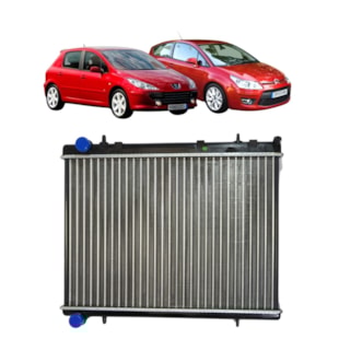 RADIADOR CITROEN C4 / PALLAS / PICASSO 2007 A 2015 / PEUGEOT 307 / 308 / 407 / 408 2.0 2006 A 2016  - PROCOOLER RADIADOR CITROEN C4 / PALLAS / PICASSO 2007 A 2015 / PEUGEOT 307 / 308 / 407 / 408 2.0 2006 A 2016  - PROCOOLER