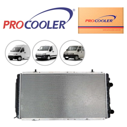 RADIADOR CITROEN JUMPER / FIAT DUCATO / PEUGEOT BOXER 2.5 / 2.8 DIESEL 1994 > /COM / SEM AR  - PROCOOLER