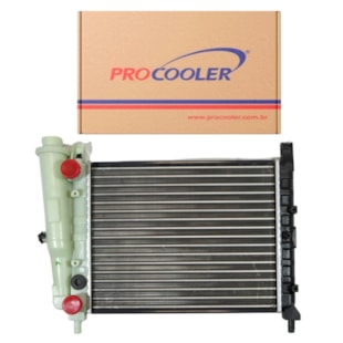 RADIADOR FIAT ELBA 1986 A 1989 / FIORINO 1981 A 1989 / PREMIO 1985 A 1989 / UNO 1984 A 1988 1.3 SEM AR / MANUAL - PROCOOLER