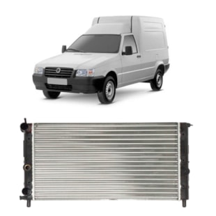 RADIADOR FIAT FIORINO / PREMIO / UNO 1.0 / 1.5 / 1996 A 2001 / SEM AR / MANUAL  - VALEO