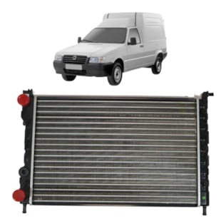 RADIADOR FIAT FIORINO / UNO MILLE FIRE 1.0/1.3 8V 2004 A 2013 COM AR - PROCOOLER