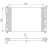 RADIADOR FIAT PALIO / SIENA / STRADA  1.0 / 1.3 / 1.5 / 1.6 8V / 16V MPFI 1996 A 2000 COM / SEM AR / MANUAL - VISCONDE