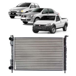 RADIADOR FIAT PALIO / SIENA / STRADA  1.0 / 1.3 / 1.5 / 1.6 8V / 16V MPFI 1996 A 2000 COM / SEM AR / MANUAL  - MAHLE RADIADOR FIAT PALIO / SIENA / STRADA  1.0 / 1.3 / 1.5 / 1.6 8V / 16V MPFI 1996 A 2000 COM / SEM AR / MANUAL  - MAHLE