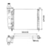 RADIADOR FIAT PALIO / SIENA / STRADA 1.0 COM RESERVATORIO 1996 A 2003  SEM AR  / MANUAL - VALEO