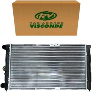 RADIADOR FORD BELINA / DEL REY / PAMPA 1.8 1989 A 1995 COM / SEM AR - VISCONDE