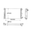 RADIADOR FORD ESCORT / VERONA / VW VOLKSWAGEN LOGUS / POINTER 1.6 / 1.8 1993 A 1996  / SEM AR - VALEO