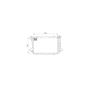 RADIADOR FORD F1000 COM AR 1995 A 1998 - VISCONDE