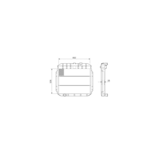 RADIADOR FORD F1000 / F4000 1989 A 1991 MWM SEM AR ALCOOL / DIESEL - VISCONDE