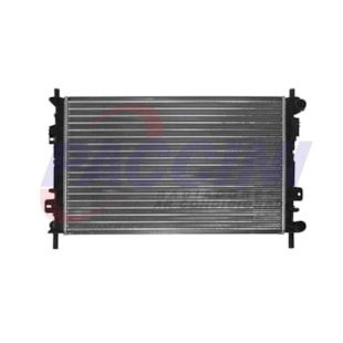 RADIADOR FORD FIESTA 2002 > / ECOSPORT 2002 A 2013 1.0 / 1.6 / 2.0 16V COM / SEM AR / MANUAL / COM TUBETE - DELPHI