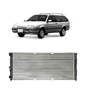 RADIADOR FORD ROYALE / VERSAILLES / VW VOLKSWAGEN SANTANA / QUANTUM 1.8 / 2.0 1995 A 1996 COM AR / MANUAL - VALEO RADIADOR FORD ROYALE / VERSAILLES / VW VOLKSWAGEN SANTANA / QUANTUM 1.8 / 2.0 1995 A 1996 COM AR / MANUAL - VALEO