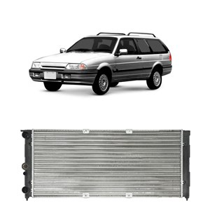 RADIADOR FORD ROYALE / VERSAILLES VW VOLKSWAGEN SANTANA / QUANTUM 1.8 / 2.0 1995 A 1996 MANUAL COM AR - VALEO