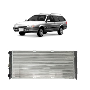RADIADOR FORD ROYALE / VERSALLES VW / VOLKSWAGEN SANTANA / QUANTUM 1.8 / 2.0 1997 EM DIANTE COM AR - VALEO