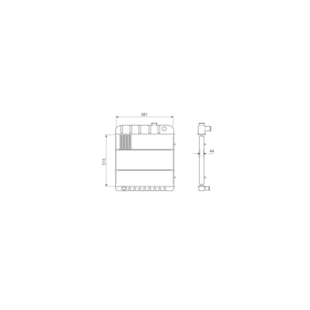 RADIADOR GM CHEVROLET A/C / D-10 / 20 4 CIL 80 / 84 - VISCONDE