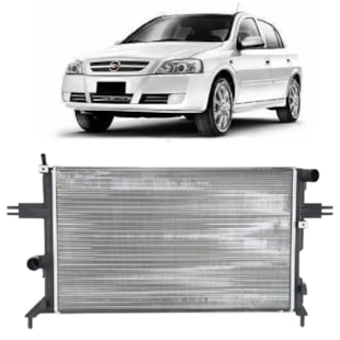 RADIADOR GM CHEVROLET ASTRA 1.8/2.0 1998 A 2011 / VECTRA 2.0/2.4 2005 A 2011 / ZAFIRA 2.0 2001 A 2011 COM AR MANUAL  - VALEO RADIADOR GM CHEVROLET ASTRA 1.8/2.0 1998 A 2011 / VECTRA 2.0/2.4 2005 A 2011 / ZAFIRA 2.0 2001 A 2011 COM AR MANUAL  - VALEO