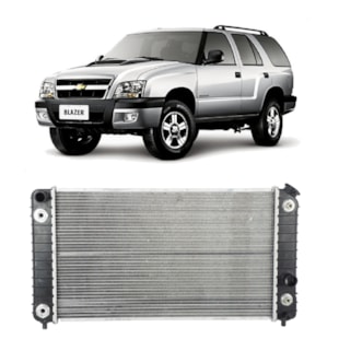 RADIADOR GM CHEVROLET BLAZER / S10 4.3 V6 1996 A 2009 / AUTOMATICO / COM AR - VALEO RADIADOR GM CHEVROLET BLAZER / S10 4.3 V6 1996 A 2009 / AUTOMATICO / COM AR - VALEO
