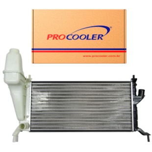 RADIADOR GM CHEVROLET CELTA 1.0 / 1.4 2000 A 2006 FLEX COM RESERVATORIO COM AR / MANUAL  - PROCOOLER