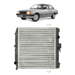 RADIADOR GM CHEVROLET CHEVETTE 1.0 / 1.4 / 1.6 8V 1983 A 1995 CHEVY / MARAJO 1.4 / 1.6 8V 1983 A 1995 MANUAL SEM AR - VALEO