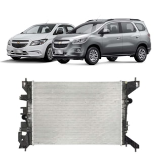 RADIADOR GM CHEVROLET COBALT 1.4/1.8 2016 A 2021 /ONIX 2016 > / PRISMA 1.0/1.4 2013 A 2020 / SPIN 1.8 2015 > MANUAL - MAHLE