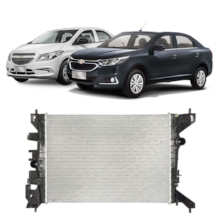 RADIADOR GM CHEVROLET COBALT 1.4/1.8 2016 A 2021 /ONIX 2016 > / PRISMA 1.0/1.4 2013 A 2020 / SPIN 1.8 2015 > MANUAL - MAHLE