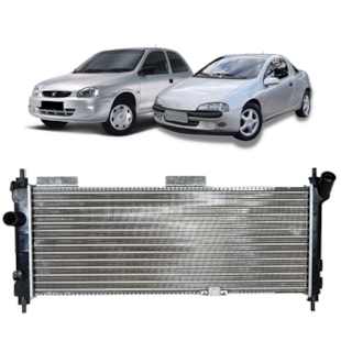 RADIADOR GM CHEVROLET CORSA 1.0 A 1.6  / TIGRA 1.6 1994 A 2002 COM AR MANUAL  - PROCOOLER