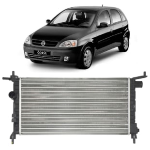 RADIADOR GM CHEVROLET CORSA / PICK UP 1.0 / 1.4 / 1.6 1994 > SEM AR  - VALEO