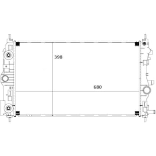 RADIADOR GM CHEVROLET CRUZE 1.8 16V 2011 > AUTOMATICO - M. MARELLI