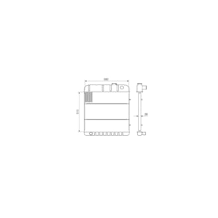 RADIADOR GM CHEVROLET D10 4CL 1967 A 1984 2 CARREIRAS SEM AR MANUAL - VISCONDE