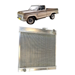 RADIADOR GM CHEVROLET D10 4CL 1967 A 1984 3 CARREIRAS SEM AR MANUAL - PACCINI