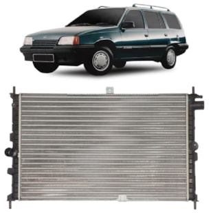 RADIADOR GM CHEVROLET IPANEMA 1989 A 2004 / KADETT 1989 A 2000 / MONZA 1985 A 1998 / 1.8 / 2.0 / COM / SEM AR / MANUAL - VALEO