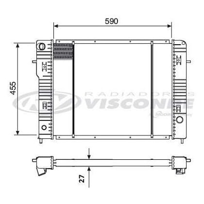RADIADOR GM CHEVROLET OMEGA 2.2 / 4.1 GLS / CD 1995 A 1998 COM AR / MANUAL - VISCONDE RADIADOR GM CHEVROLET OMEGA 2.2 / 4.1 GLS / CD 1995 A 1998 COM AR / MANUAL - VISCONDE