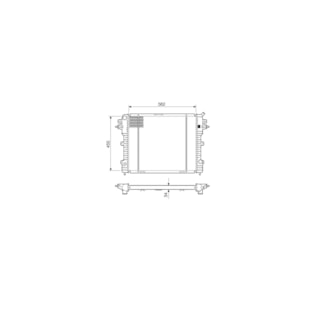 RADIADOR GM CHEVROLET OMEGA GLS 2.0 1992 A 1998 - VISCONDE