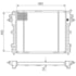 RADIADOR GM CHEVROLET OMEGA GLS 2.0 1992 A 1998 COM AR MANUAL - VISCONDE
