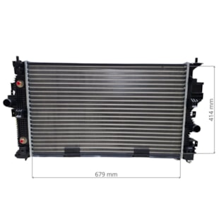 RADIADOR GM CHEVROLET ONIX 1.0 TURBO / 2019 > AUTOMATICO - PROCOOLER RADIADOR GM CHEVROLET ONIX 1.0 TURBO / 2019 > AUTOMATICO - PROCOOLER