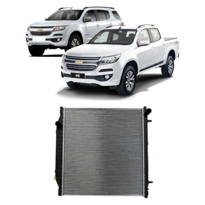 RADIADOR GM CHEVROLET TRAIL BLAZER / S10 2.8 TURBO DIESEL  2013 > MANUAL / SEM LATERAIS - MAHLE