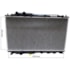RADIADOR HONDA NEW CIVIC 1.8 16V 2006 A 2012 COM AR MANUAL  - PROCOOLER