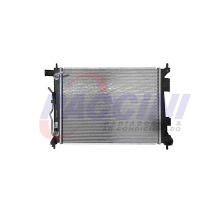 RADIADOR HYUNDAI HB20 / HBX / HBS 1.6 16V 2012 > / VELOSTER 2011 > COM / SEM AR / AUTOMATICO - HCC/DOOWON