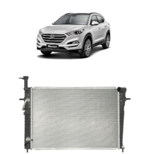 RADIADOR HYUNDAI TUCSON 2.0 / 2.7 2005 A 2017 / KIA SPORTAGE 2.0 16V LX 4X2 / 4X4 2005 A 2011 AUTOMATICO / MANUAL - VALEO