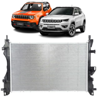 RADIADOR JEEP RENEGADE COMPASS 2.0 16V FLEX LIMITED / 2.0 16V FLEX LONGITUDE / 2.0 16V FLEX SPORT (2017 EM DIANTE). FIAT - ORIGINAL