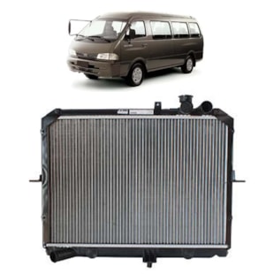 RADIADOR KIA BESTA GS 2.7 1997 A 2004 / COM / SEM AR / MANUAL - MAHLE