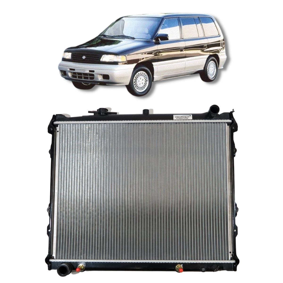 RADIADOR MAZDA MPV VAN 3.0 V6 1996 A 1998 / AUTOMATICO