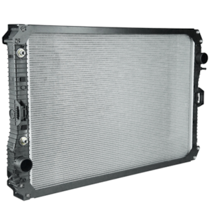 RADIADOR MERCEDES BENZ AXOR 2035 / 2040 / 2044 / 2540 / 2544 / 2640 / 3131 / 3344 2005 > COM LATERAL - DENSO