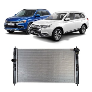 RADIADOR MITSUBISHI ASX 2015 >/LANCER 2.0 16V 2011 A 2019 / COM AR / MANUAL  - DENSO RADIADOR MITSUBISHI ASX 2015 >/LANCER 2.0 16V 2011 A 2019 / COM AR / MANUAL  - DENSO