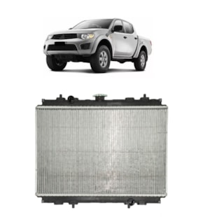 RADIADOR MITSUBISHI L200 2.5 / 1992 A 2012 / COM / SEM AR / MANUAL - VALEO